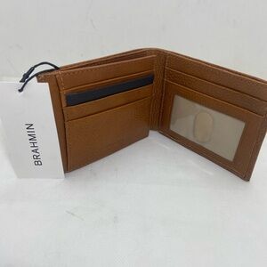 Mens Brahmin leather wallet new with tags
